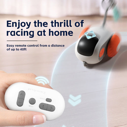 Electric intelligent cat chasing toy car